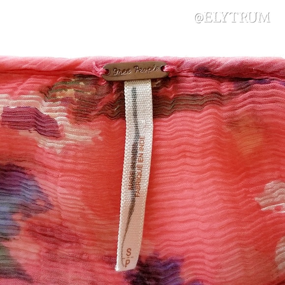 Free People Kataomi Floral Kimono Sleeve Blouse - Picture 5 of 5